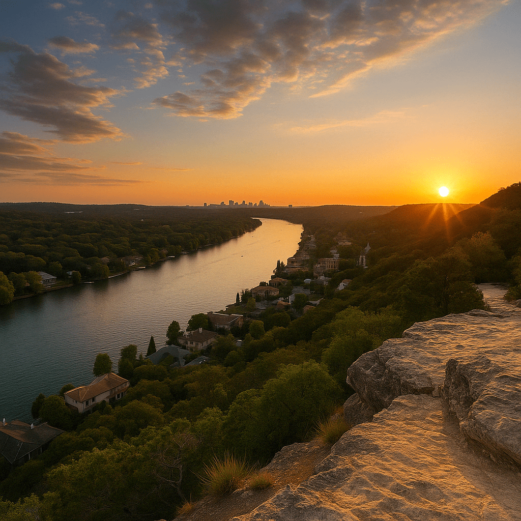 Sunset over the Colorado River Sunset over the Colorado River