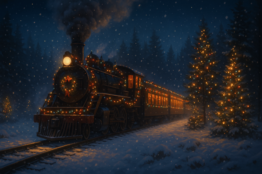 Christmas toy train