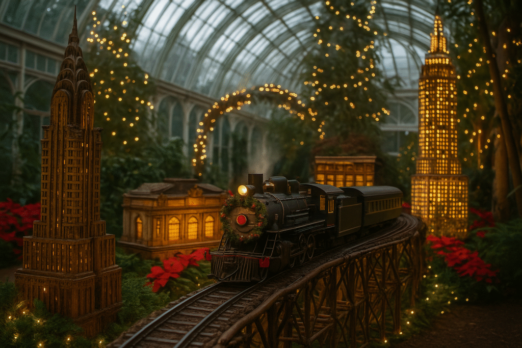 holiday train rides in the US