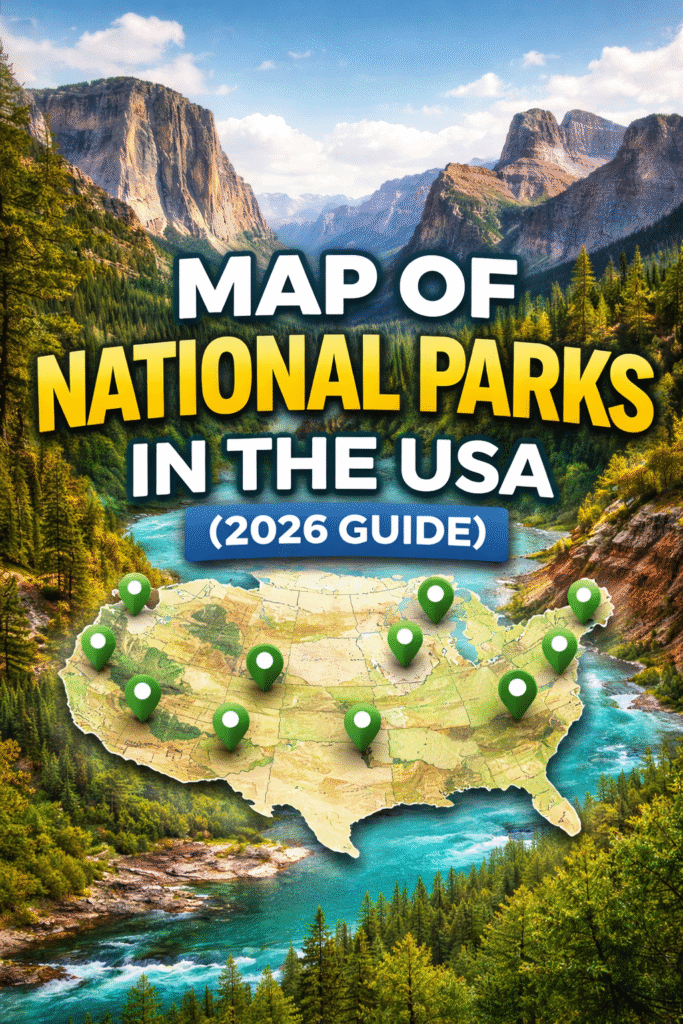 MAP OF NATIONAL PARKS