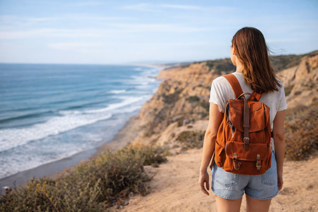 woman traveller best solo female travel destinations in the USA