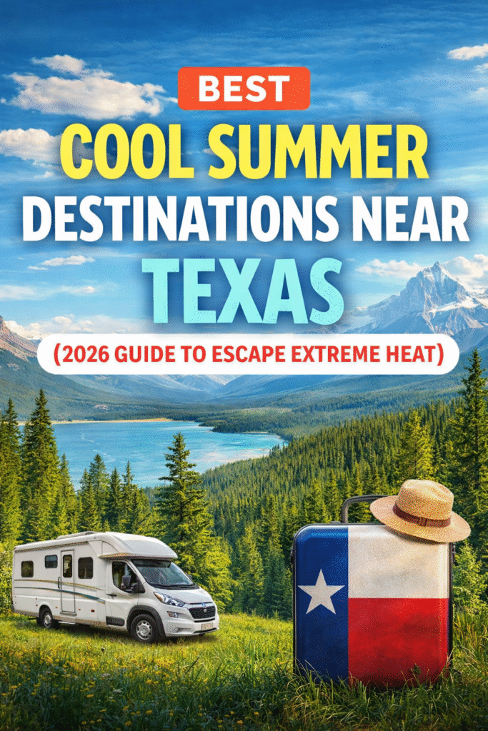 COOL SUMMER DESTINATIONS NEAR TEXAS