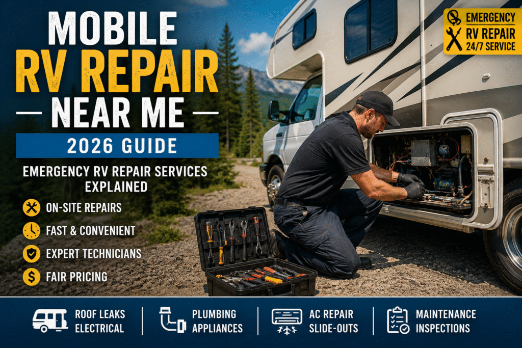 Mobile RV Repair Near Me (2026 Guide): Emergency RV Repair Services Explained 4 MOBILE RV REPAIR NEAR ME