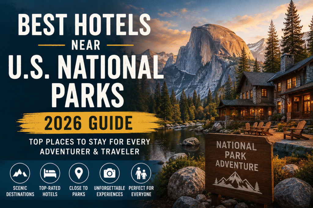 Best Hotels Near U.S. National Parks (2026 Guide) 3 US National Parks